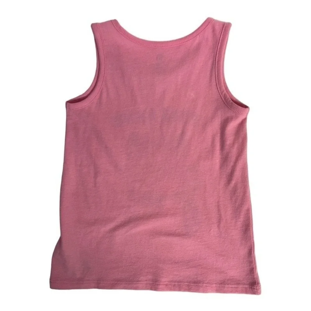 Gap Tank Top‎ 4 Year Pink Cat Pineapple Graphic Sleeveless Toddler Playful NEW